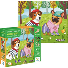 Магнитная игра DODO Одевалка Забавные псы (200278)