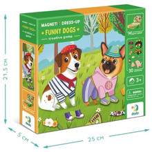 Магнитная игра DODO Одевалка Забавные псы (200278)