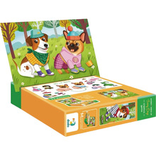 Магнитная игра DODO Одевалка Забавные псы (200278)