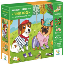 Магнитная игра DODO Одевалка Забавные псы (200278)