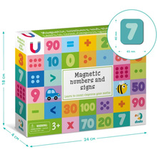 Магнітна гра DODO Магнітні цифри та знаки. Великий набір (200274)