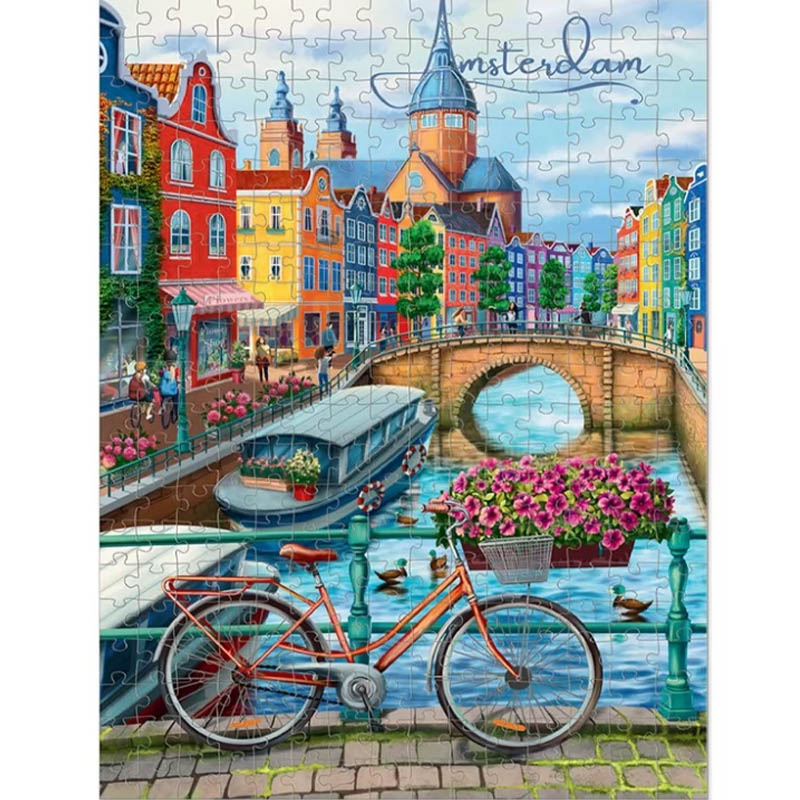 Пазл DODO Medium-M Города. Амстердам 300 эл. (300646) Возраст от 8 лет 