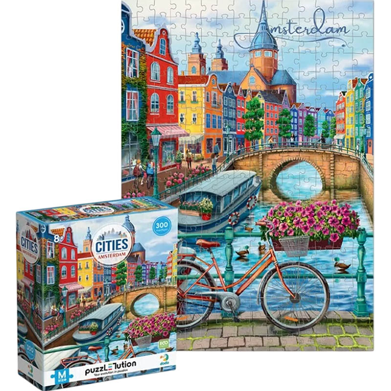Пазл DODO Medium-M Города. Амстердам 300 эл. (300646) Для кого универсально