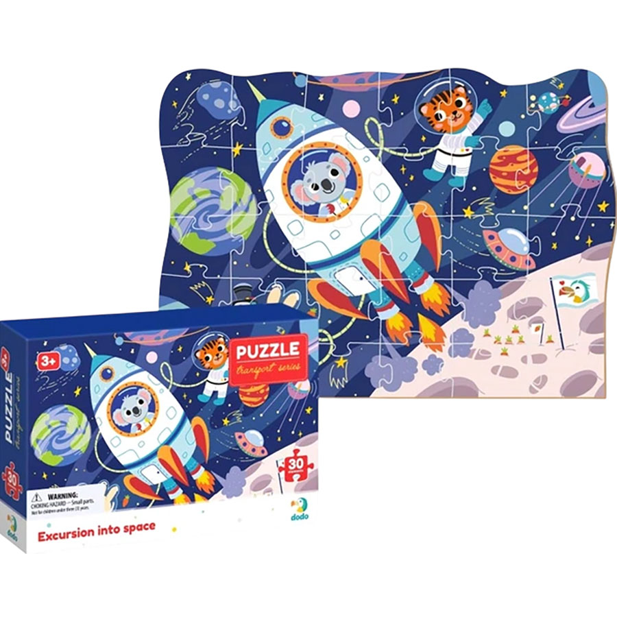 Пазл DODO Экскурсия в космос 30 эл. (300374) Для кого универсально