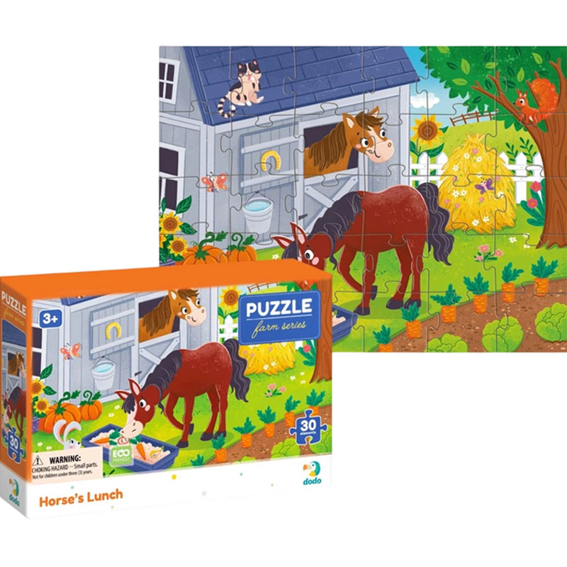 Пазл DODO Обід для конячки 30 ел. (300684) Для кого універсально