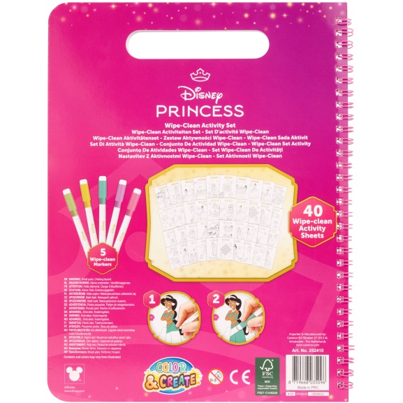 Розмальовка DISNEY Princess Активіті (DP252410) Вік від 3 років