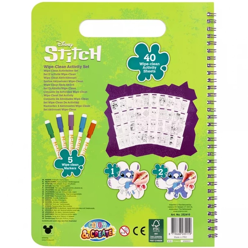 Розмальовка DISNEY STITCH Активіті (ST252410) Малювання розмальовки та альбоми