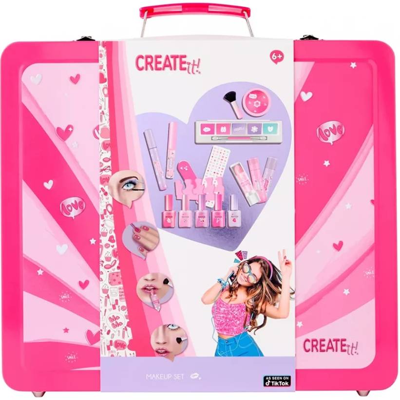 Набір дитячої косметики CREATE IT! Неон Глітер у кейсі (884512) Для кого для дівчаток