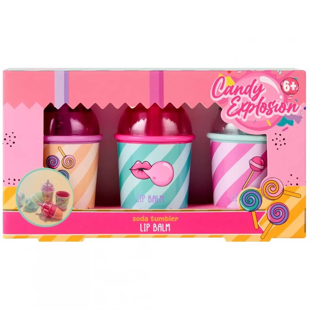 Набор бальзамов для губ CREATE IT! CANDY в стаканчиках 3 шт (884840)