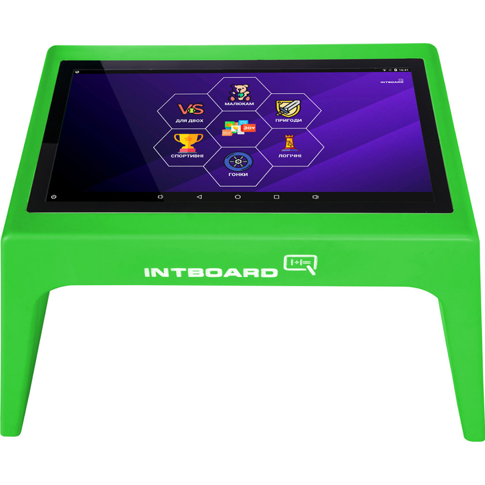 Інтерактивний стіл INTBOARD ZABAVA 32" 2.0 UF Green (10565049)