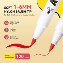 Акрилові маркери ARRTX AACM-05120A 120 кольорів