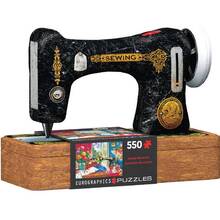 Пазл EUROGRAPHICS Швейна машинка подарункова коробка 550 ел. (8551-5861)