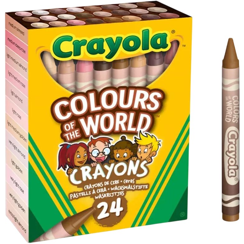 Набір воскових олівців CRAYOLA Colours of the World 24 шт (52-0114)