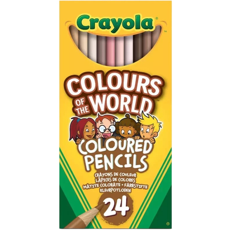 Набір кольорових олівців CRAYOLA Colours of the World 24 шт (68-4607)