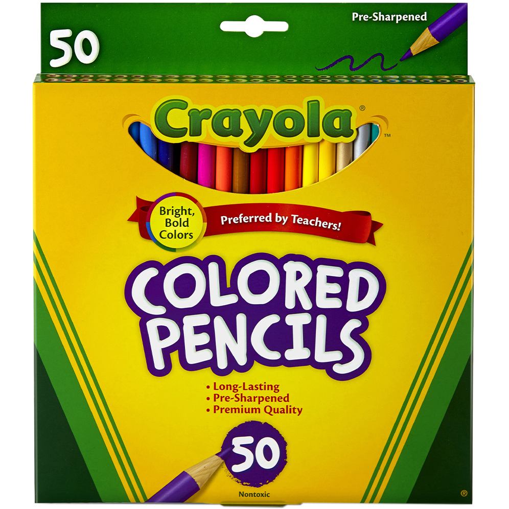 Набір кольорових олівців CRAYOLA 50 шт (68-4050)