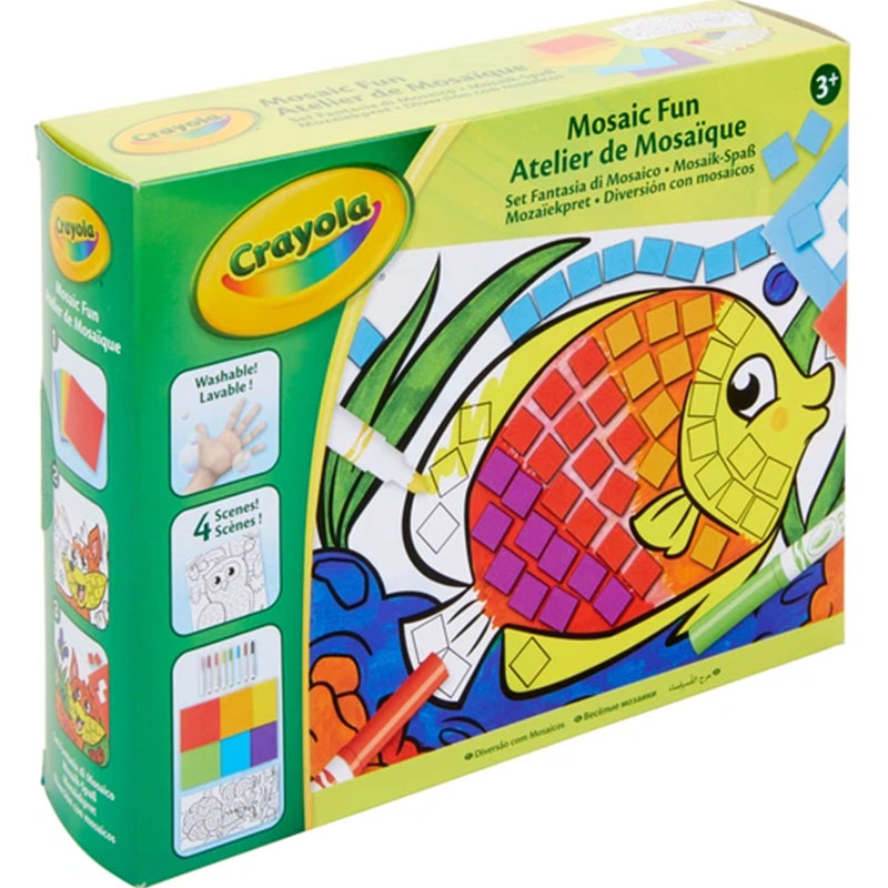 Внешний вид Набор для творчества CRAYOLA Веселая мозаика (256274.006)