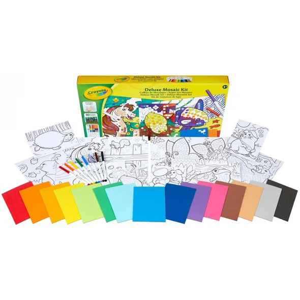 Набір для творчості CRAYOLA Deluxe Створи свою мозаїку (256473.006) Для кого універсально