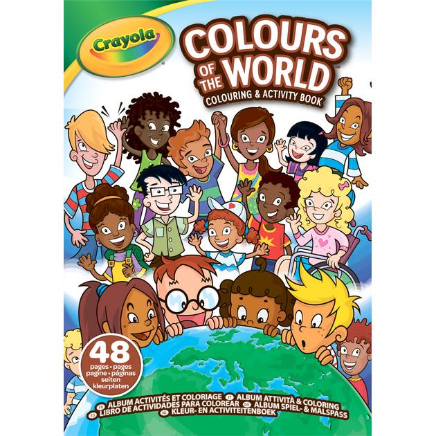 Раскраска CRAYOLA Colours of the World 48 страниц (04-2668)