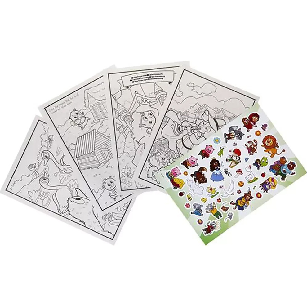 Раскраска CRAYOLA Набір Mini Kids Любимые сказки 96 стр (25-1081) Рисование раскраски и альбомы