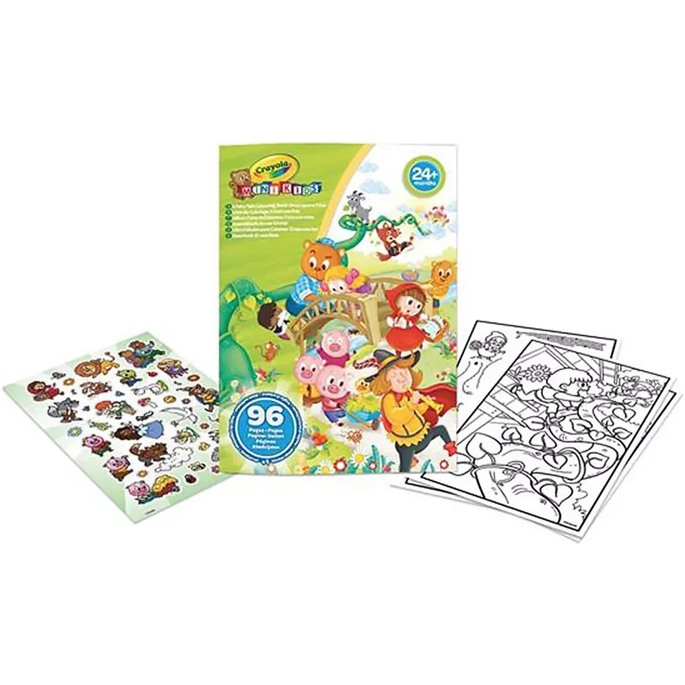 Раскраска CRAYOLA Набір Mini Kids Любимые сказки 96 стр (25-1081) Для кого универсально