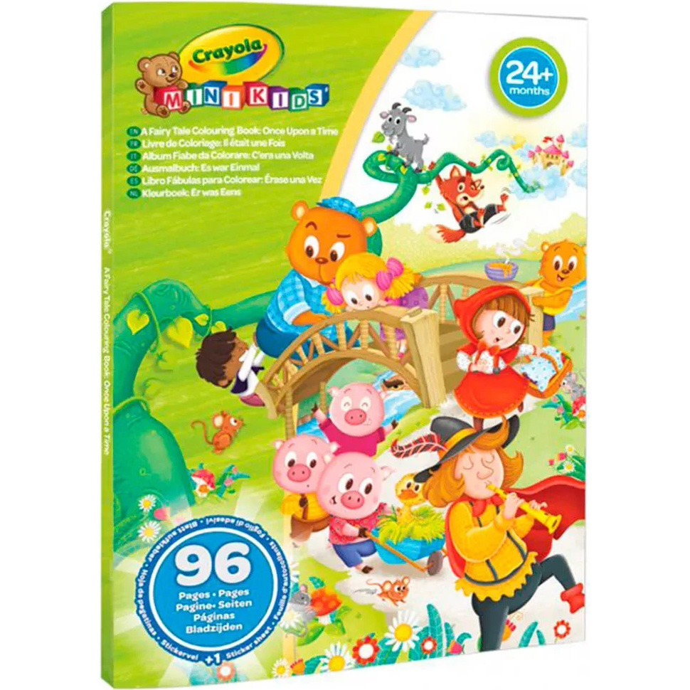 Раскраска CRAYOLA Набір Mini Kids Любимые сказки 96 стр (25-1081)