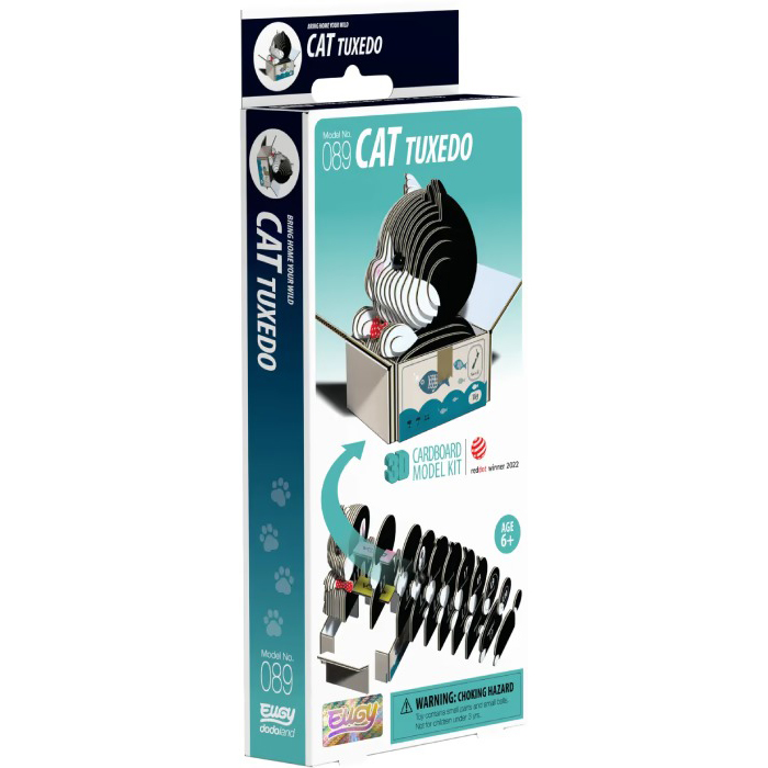 Замовити 3D пазл EUGY Зоопарк Кошеня чорно-біле (XEG-089)