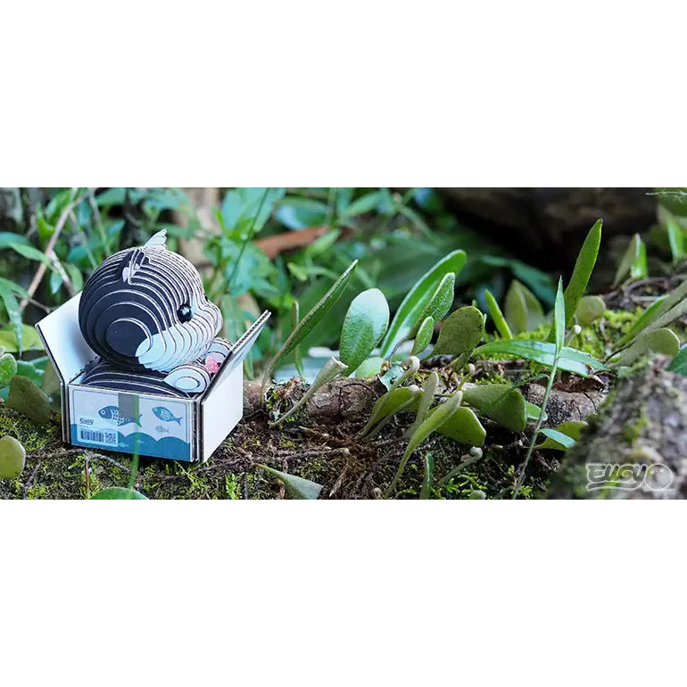 Зовнішній вигляд 3D пазл EUGY Зоопарк Кошеня чорно-біле (XEG-089)