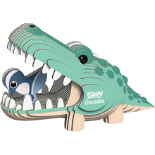 3D пазл EUGY Зоопарк Крокодил (XEG-029)