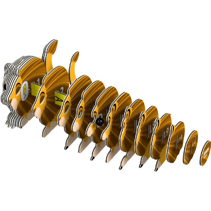 3D пазл EUGY Зоопарк Лев (XEG-070) Для кого універсально