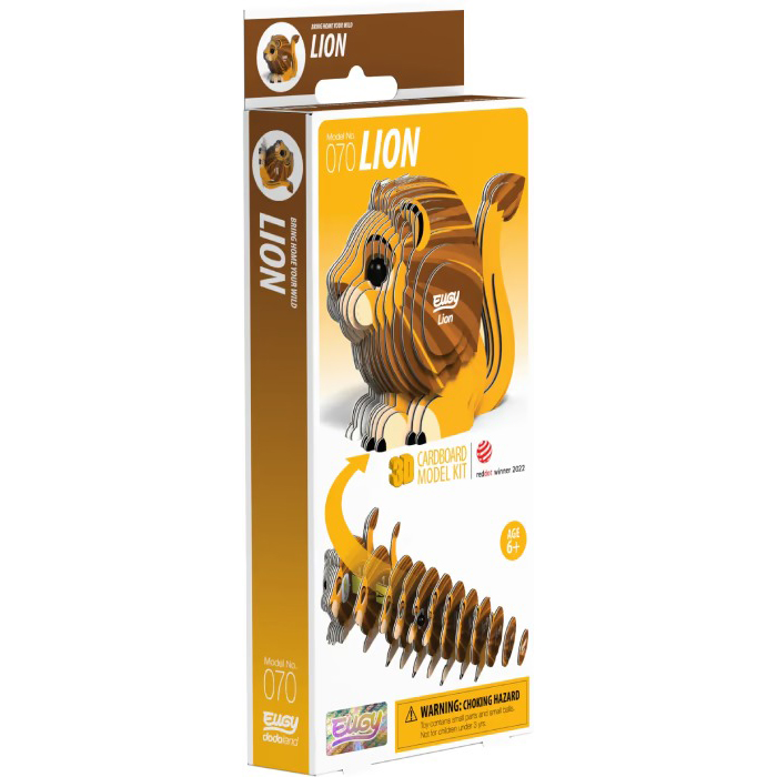 Фото 3D пазл EUGY Зоопарк Лев (XEG-070)