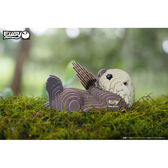 Зовнішній вигляд 3D пазл EUGY Зоопарк Морська видра (XEG-060)