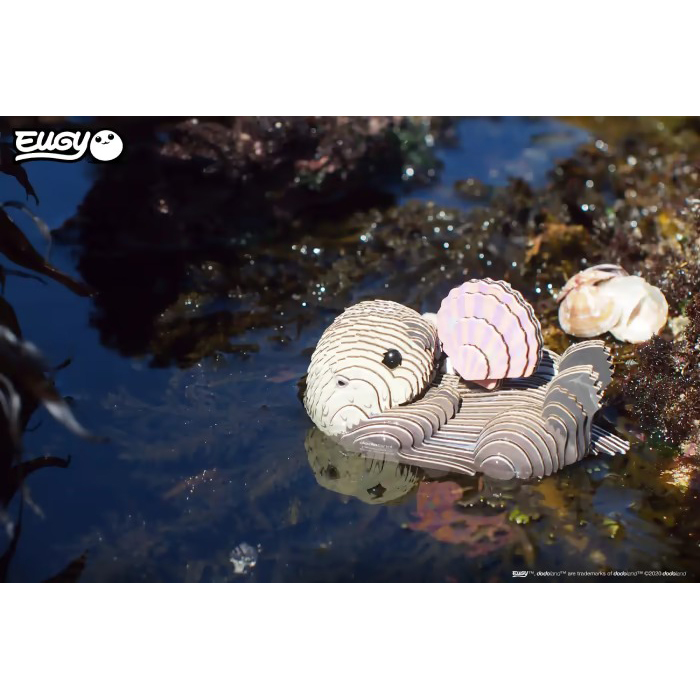 3D пазл EUGY Зоопарк Морська видра (XEG-060) Пазли тривимірний