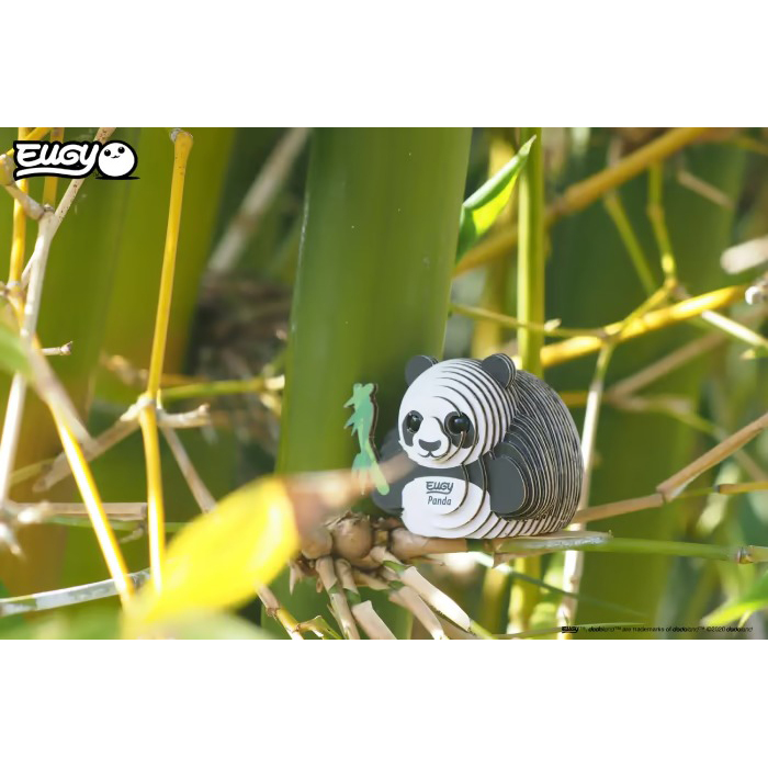 3D пазл EUGY Зоопарк Панда (XEG-013) Пазли тривимірний