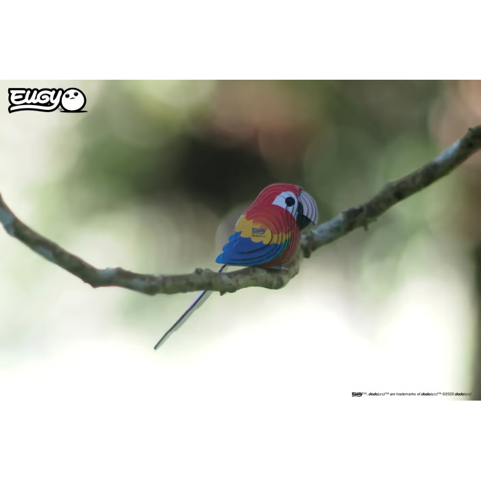 Зовнішній вигляд 3D пазл EUGY Зоопарк Папуга Ара (XEG-023)