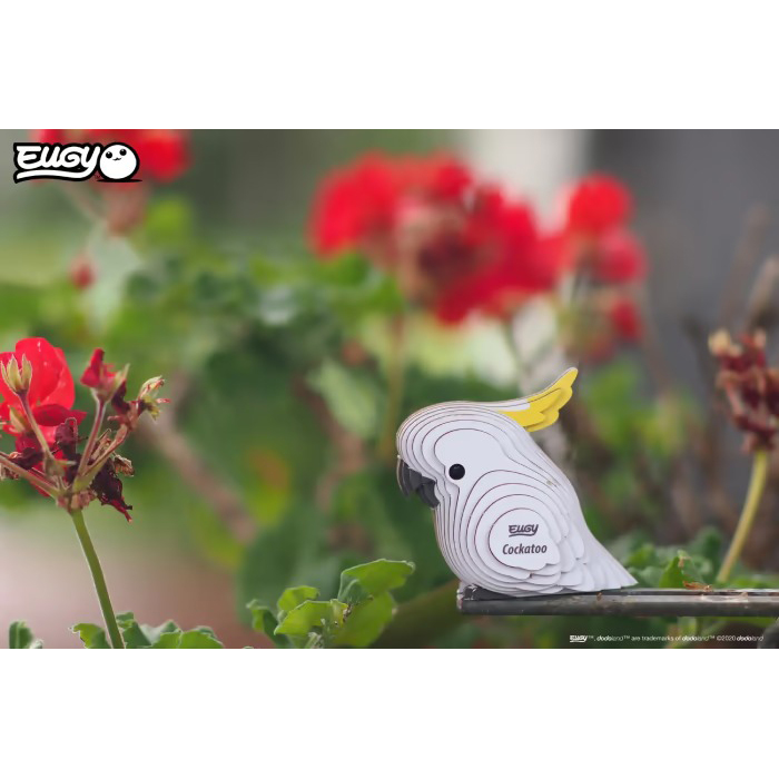 Фото 3D пазл EUGY Зоопарк Папуга Какаду (XEG-028)