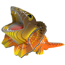 3D пазл EUGY Зоопарк Плащеносна ящірка (XEG-108)