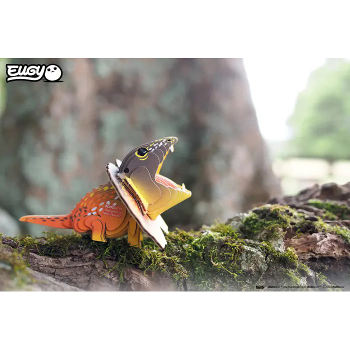 3D пазл EUGY Зоопарк Плащеносна ящірка (XEG-108) Тематика пазла тварини