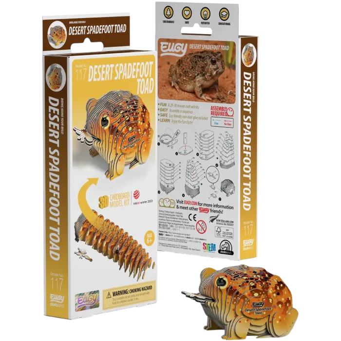 3D пазл EUGY Зоопарк Пустина лопатонога жаба (XEG-117) Для кого універсально