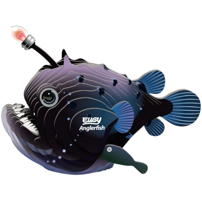 3D пазл EUGY Зоопарк Риба морський чорт (XEG-116) Для кого універсально