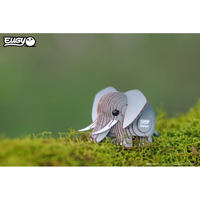 Зовнішній вигляд 3D пазл EUGY Зоопарк Слон (XEG-010)