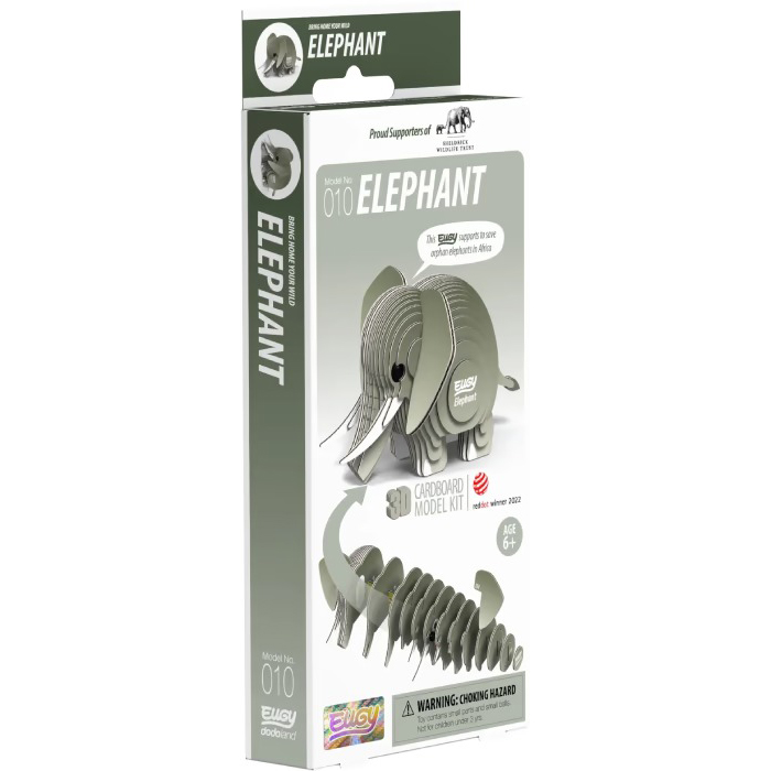 Зображення 3D пазл EUGY Зоопарк Слон (XEG-010)