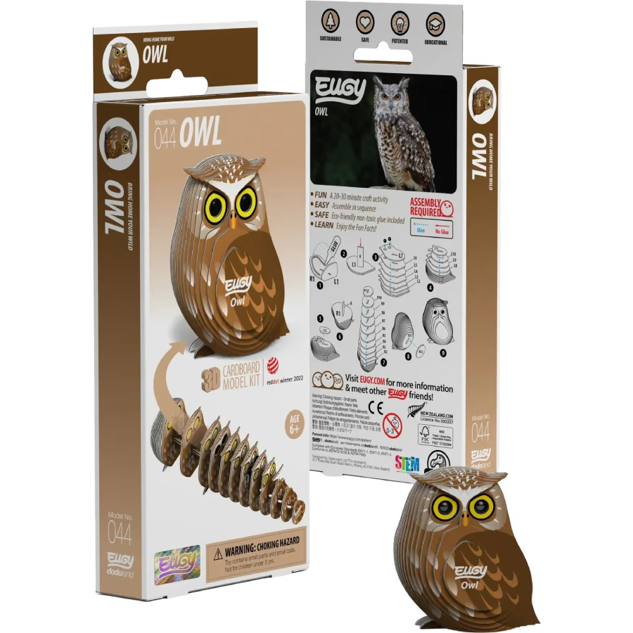 Покупка 3D пазл EUGY Зоопарк Сова (XEG-044)