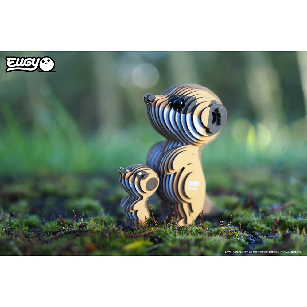 3D пазл EUGY Зоопарк Сурікат (XEG-046) Для кого універсально