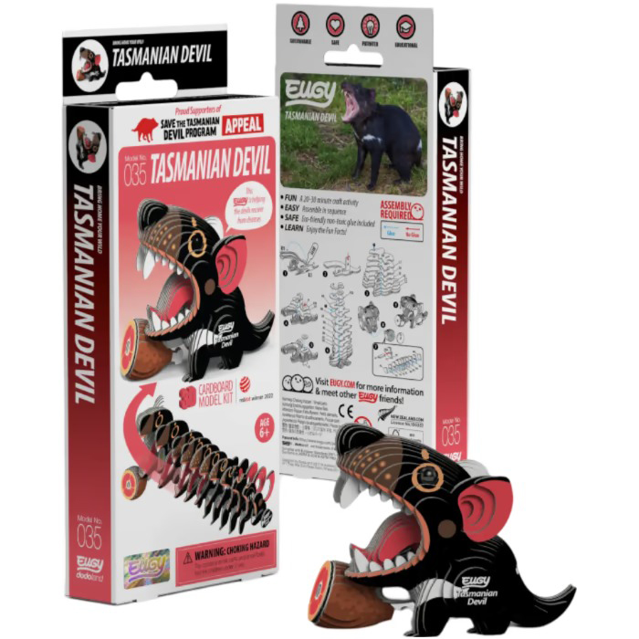 Зовнішній вигляд 3D пазл EUGY Зоопарк Тасманський диявол (XEG-035)