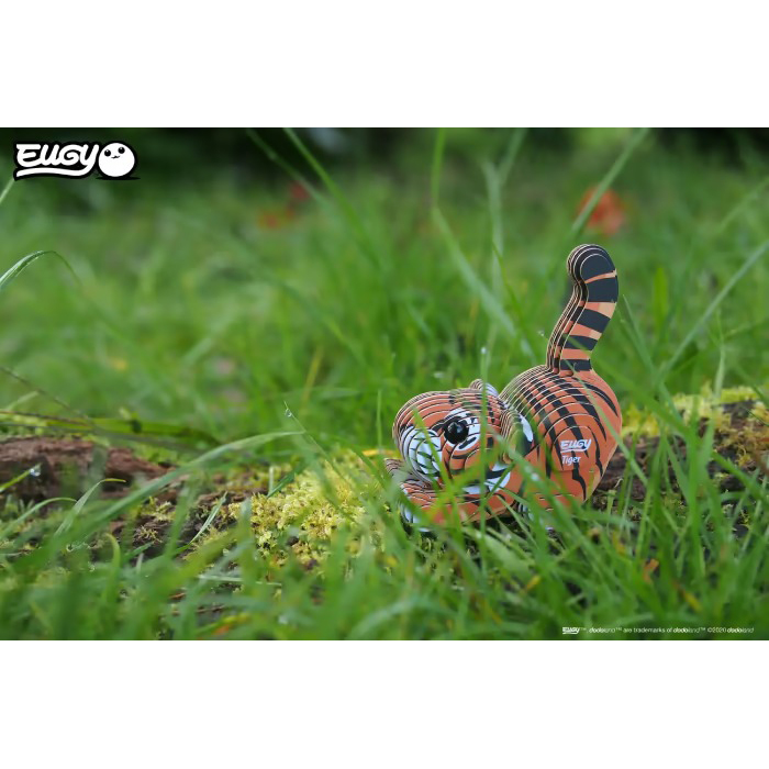 3D пазл EUGY Зоопарк Тигр (XEG-012) Пазли тривимірний