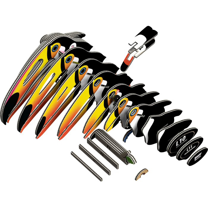 3D пазл EUGY Зоопарк Тукан (XEG-115) Вік від 6 років