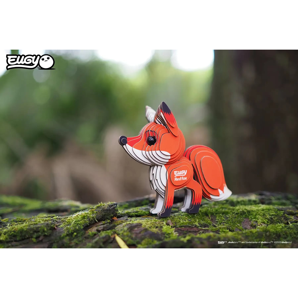 3D пазл EUGY Зоопарк Червона лисиця (XEG-072) Тематика пазла тварини