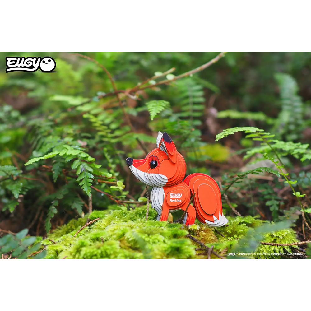 Зовнішній вигляд 3D пазл EUGY Зоопарк Червона лисиця (XEG-072)