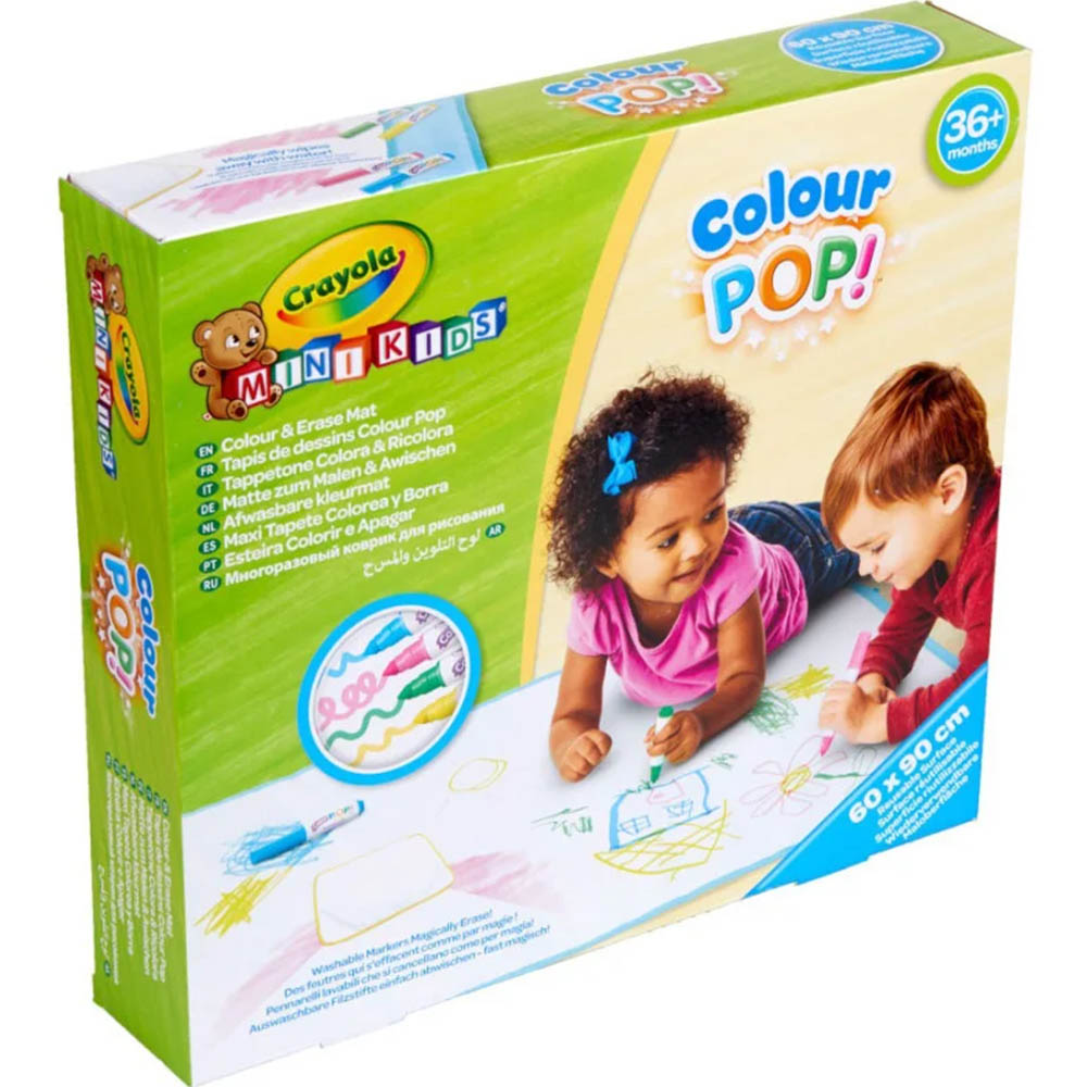 Килимок для малювання CRAYOLA Mini Kids з фломастерами (81-8132)