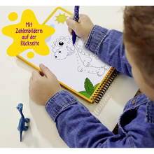 Книжка-розмальовка SIMBA Діно з водяною ручкою (6334633)